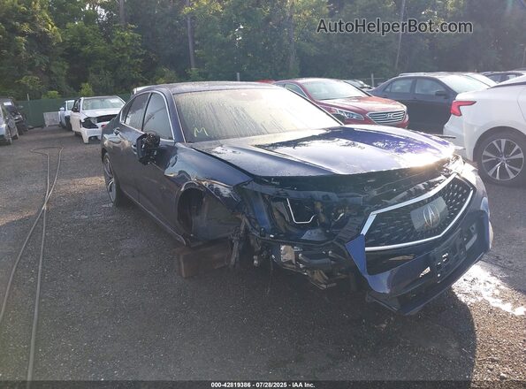 19UUB5F60MA010663 2021 ACURA TLX Blue Вид спереду