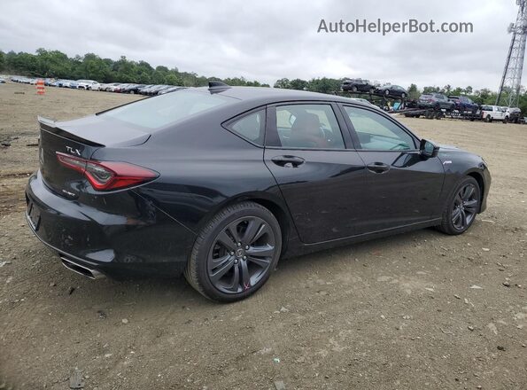 19UUB6F59NA002849 2022 ACURA TLX Черный Задняя правая четверть