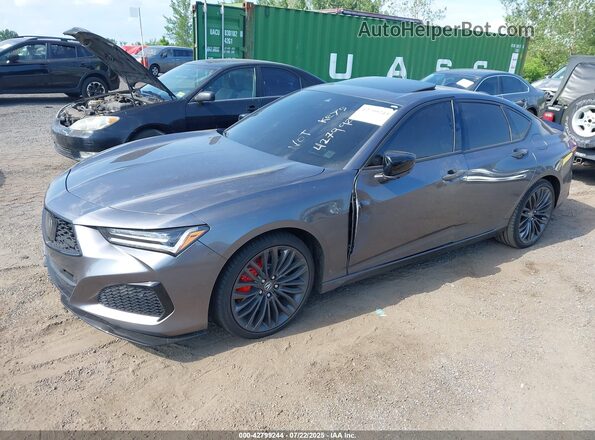 19UUB7F02PA001099 2023 ACURA TLX Gray Przód lewy