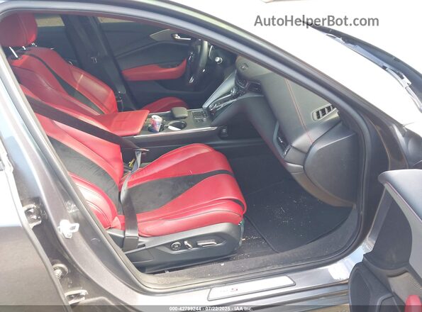 19UUB7F02PA001099 2023 ACURA TLX Gray Widok wnętrza z przodu