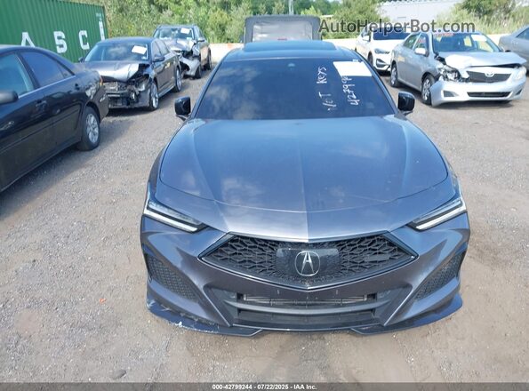 19UUB7F02PA001099 2023 ACURA TLX Gray Widok deski rozdzielczej