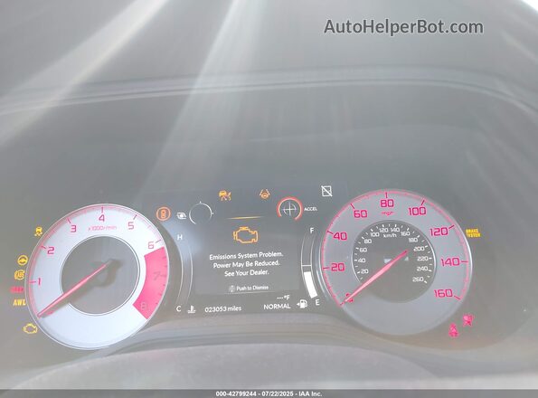 19UUB7F02PA001099 2023 ACURA TLX Gray Widok tylnych siedzeń
