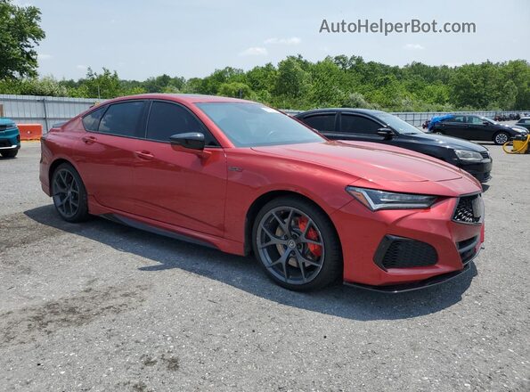 19UUB7F92NA000451 2022 ACURA TLX Красный Передняя правая четверть