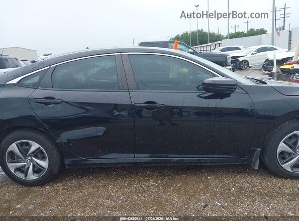 19XFC2F67KE043754 2019 HONDA CIVIC Black Вид задньої частини салону