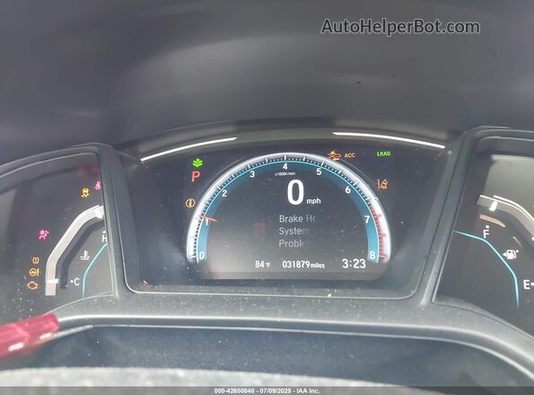 19XFC2F67KE043754 2019 HONDA CIVIC Black Вид задніх сидінь