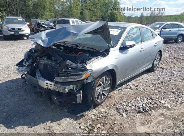 19XZE4F90LE005653 2020 HONDA INSIGHT Silver Vista tres cuartos delantera izquierda