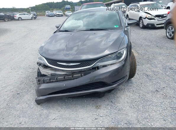 1C3CCCFB6HN505591 2017 CHRYSLER 200 Серый Вид задней части салона