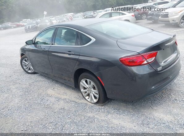 1C3CCCFB6HN505591 2017 CHRYSLER 200 Серый Задняя левая четверть