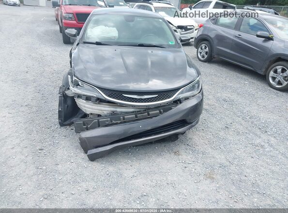 1C3CCCFB6HN505591 2017 CHRYSLER 200 Серый Вид спереди