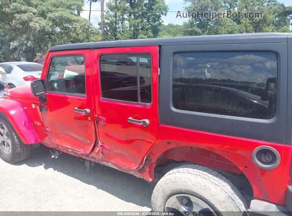 1C4BJWEG9GL117292 2016 JEEP WRANGLER UNLIMITED Красный Панорамный вид салона 360°