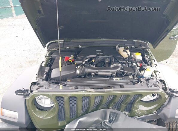 1C4HJXDG7LW347066 2020 JEEP WRANGLER UNLIMITED Green Vista trasera