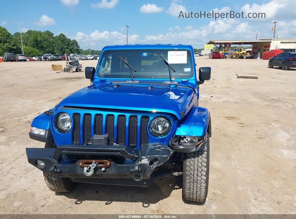 1C4HJXEN0NW207960 2022 JEEP WRANGLER UNLIMITED Blue Widok z przodu