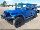 2022 Jeep Wrangler Unlimited Sahara Altitude 4x4 Blue vin: 1C4HJXEN0NW207960 2022 Jeep Wrangler Unlimited Sahara Altitude 4x4 Blue vin: 1C4HJXEN0NW207960