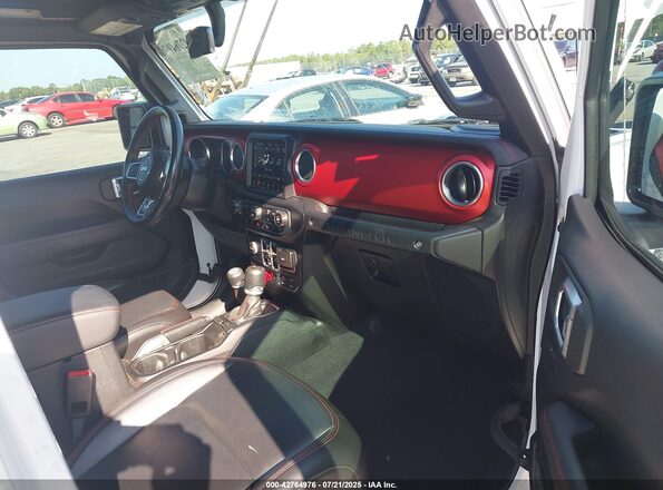 1C4HJXFG2LW288988 2020 JEEP WRANGLER UNLIMITED White Widok wnętrza z przodu