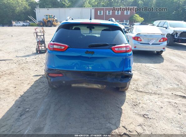 1C4PJLCB0JD518968 2018 JEEP CHEROKEE Синий Вид спереди