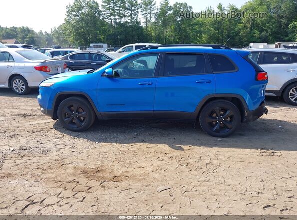 1C4PJLCB0JD518968 2018 JEEP CHEROKEE Синий Панорамный вид салона 360°