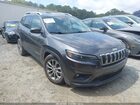 2021 Jeep Cherokee Latitude Plus Fwd Gray vin: 1C4PJLLB8MD140936