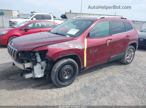 1C4PJLMX9MD183529 2021 JEEP CHEROKEE Red Vista tres cuartos delantera izquierda