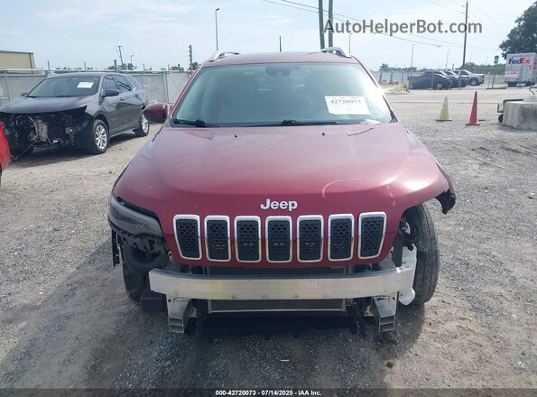 1C4PJLMX9MD183529 2021 JEEP CHEROKEE Red Vista interior trasera