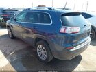 2021 Jeep Cherokee Latitude Lux Fwd Blue vin: 1C4PJLMXXMD155822