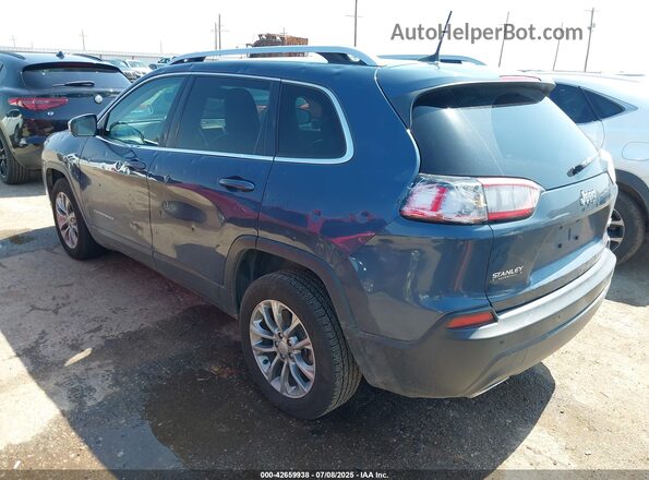 1C4PJLMXXMD155822 2021 JEEP CHEROKEE Blue Rear left