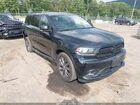 2017 Dodge Durango Gt Awd Black vin: 1C4RDJDG1HC833809