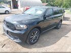 2017 Dodge Durango Gt Awd Black vin: 1C4RDJDG1HC833809