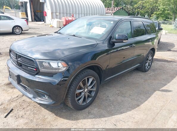 1C4RDJDG1HC833809 2017 DODGE DURANGO Black Front left