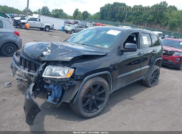 1C4RJFAG5GC304324 2016 JEEP GRAND CHEROKEE Black Przód lewy