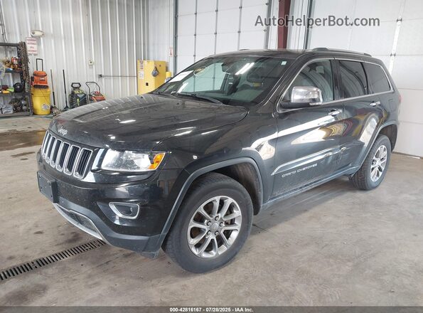 1C4RJFBG1GC348349 2016 JEEP GRAND CHEROKEE Черный Передняя левая четверть