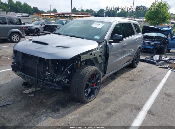 1C4SDJCT6MC879260 2021 DODGE DURANGO Silver Առջևի ձախ երեք քառորդ տեսարան