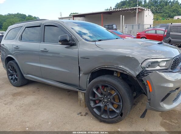 1C4SDJCT9MC758710 2021 DODGE DURANGO Серый Вид спереди