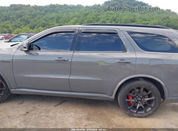 1C4SDJCT9MC758710 2021 DODGE DURANGO Серый Вид задней части салона