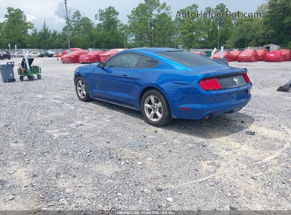 1FA6P8AMXH5342968 2017 FORD MUSTANG Синий Задняя левая четверть