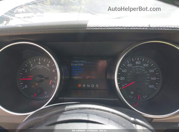 1FA6P8CF0K5186381 2019 FORD MUSTANG Белый Вид задних сидений