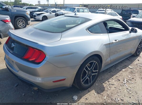1FA6P8TH1M5102685 2021 FORD MUSTANG Silver Trasero derecho