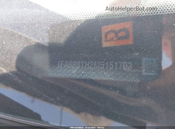 1FA6P8TH2M5151703 2021 FORD MUSTANG Белый Вид подкапотного пространства