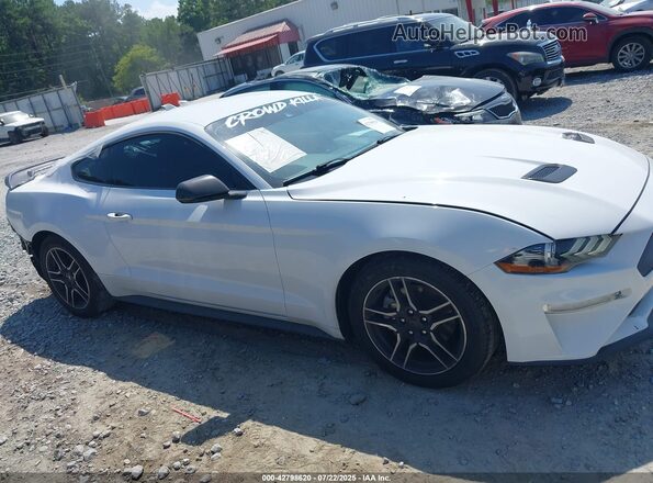 1FA6P8TH2M5151703 2021 FORD MUSTANG Белый Вид задней части салона