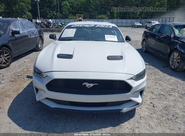 1FA6P8TH2M5151703 2021 FORD MUSTANG Белый Вид щитка приборов