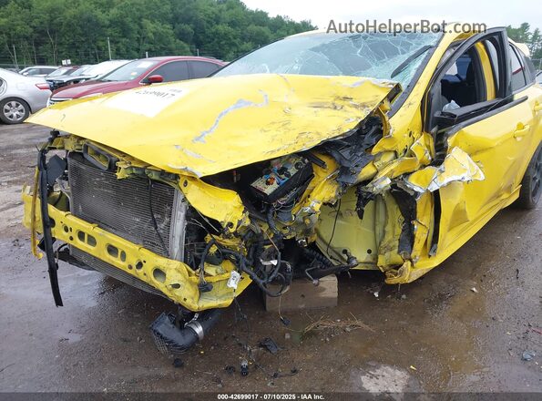 1FADP3L98JL209114 2018 FORD FOCUS ST Желтый Вид спереди