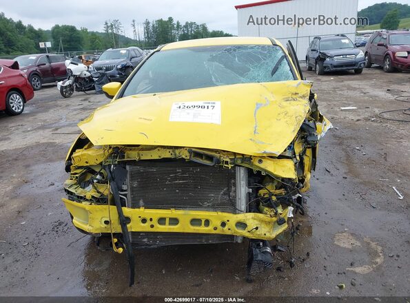 1FADP3L98JL209114 2018 FORD FOCUS ST Желтый Вид задней части салона