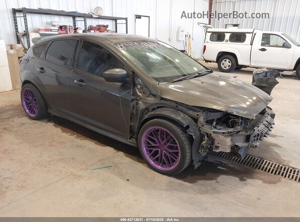 1FADP3L99JL260072 2018 FORD FOCUS ST Серый Передняя правая четверть