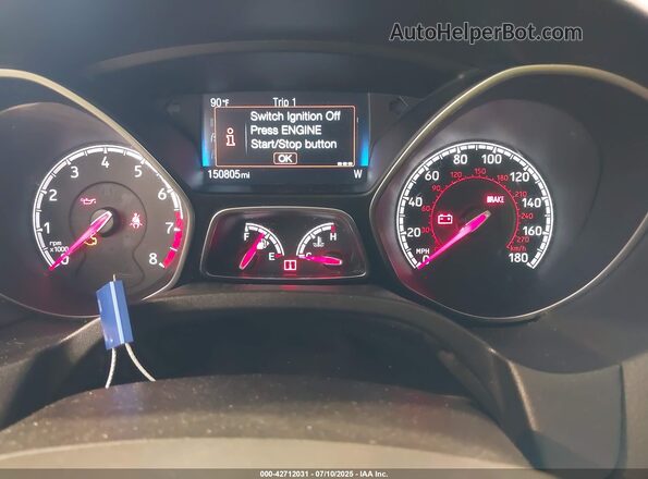 1FADP3L99JL260072 2018 FORD FOCUS ST Серый Вид задних сидений