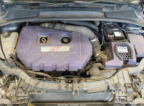 1FADP3L99JL260072 2018 FORD FOCUS ST Серый Вид сзади