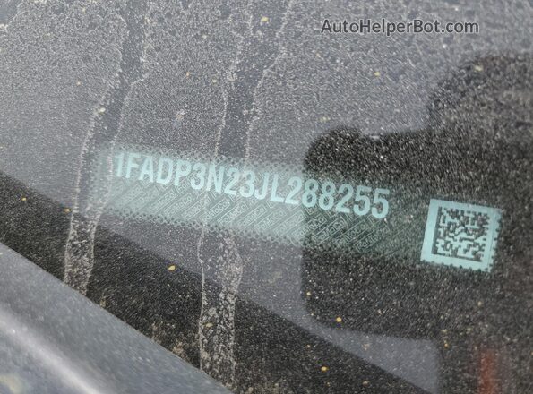 1FADP3N23JL288255 2018 FORD FOCUS White Widok komory silnika