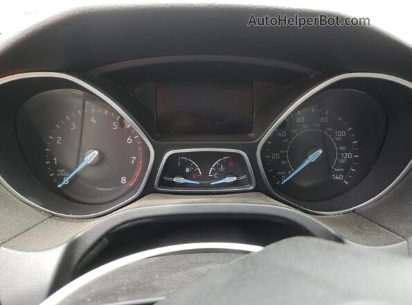 1FADP3N23JL288255 2018 FORD FOCUS White Widok zestawu wskaźników