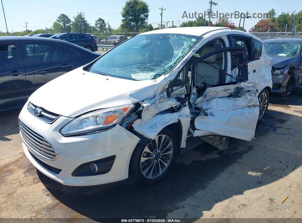 1FADP5FU6HL101757 2017 FORD C-MAX ENERGI Белый Передняя левая четверть