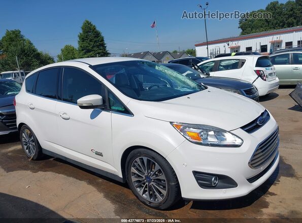 1FADP5FU6HL101757 2017 FORD C-MAX ENERGI Белый Вид задней части салона