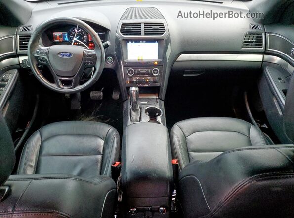 1FM5K7D80JGA79053 2018 FORD FORD EXPLORER Синий Вид панели приборов