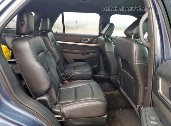 1FM5K7D80JGA79053 2018 FORD FORD EXPLORER Синий Вид задней части салона